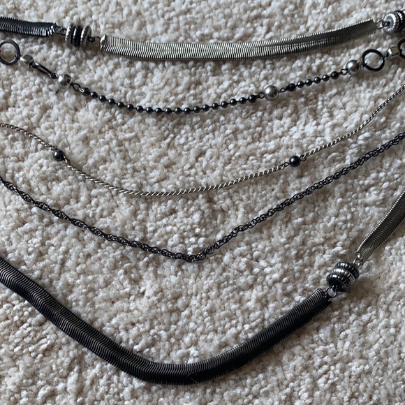 Stella & Dot mixed metal layered necklace - Picture 4 of 5